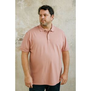 NWT Rag & Bone Pink Hyper Laundered Pique Polo Shirt Top Mens Size XXL MSRP $125